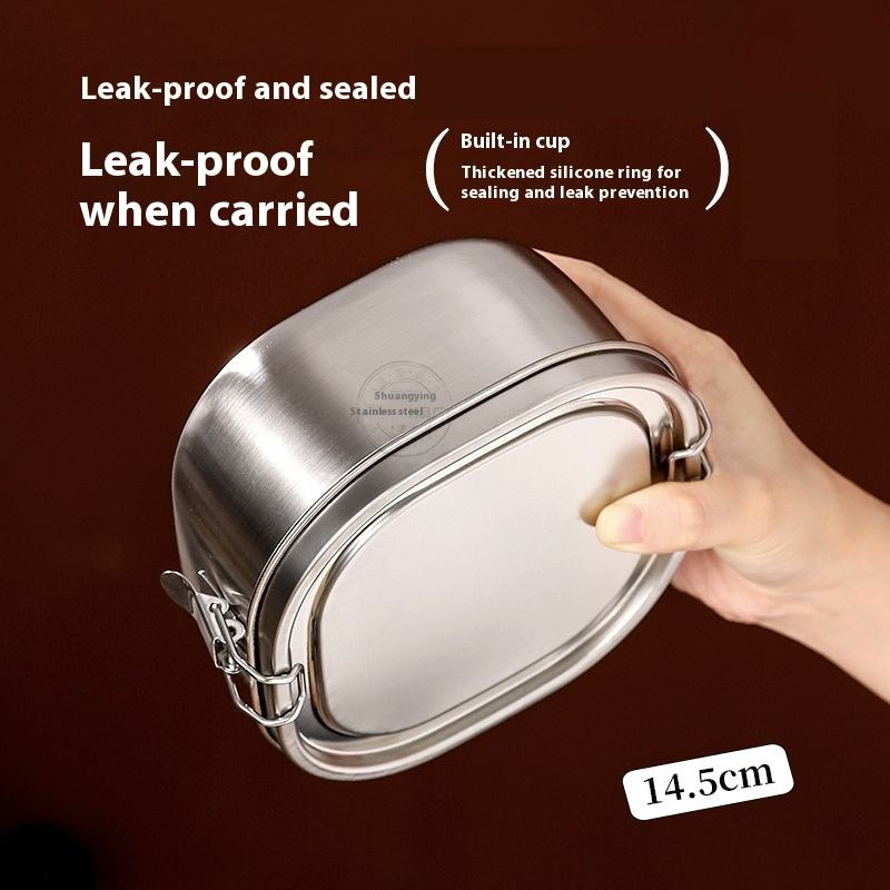 18/8 stainless steel lunchbox for School,Office.