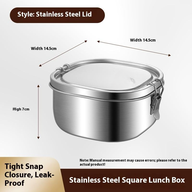 18/8 stainless steel lunchbox for School,Office.